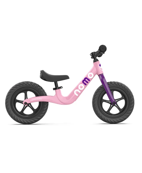 Tündérrózsa-lila Nomo Premium futóbicikli 12"
